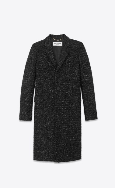 lurex chesterfield coat